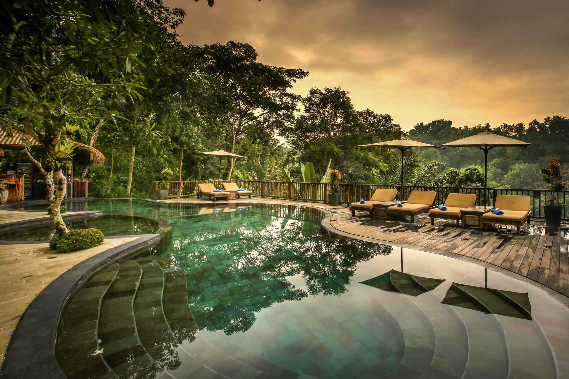 Sunset Pool View